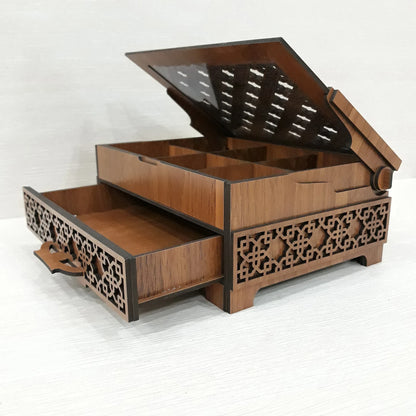 Wooden Jewelry Box, Jewelry Organizer Storage box,